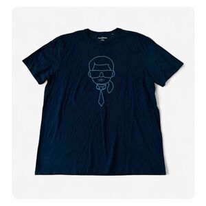 ★ Karl Lagerfeld Paris Men's Tee - Blue Navy ★